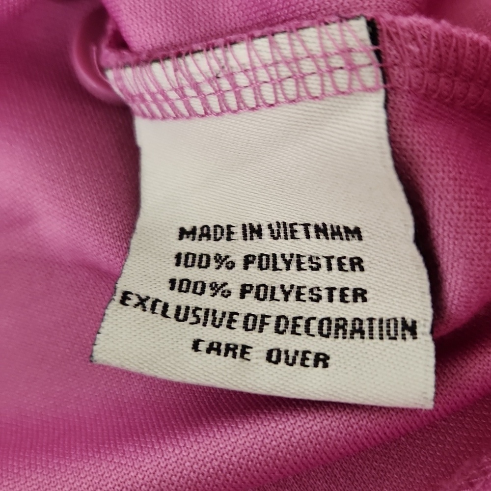 Women's Pink Polo Performancw Shirt Size Large - Picture 4 of 5
